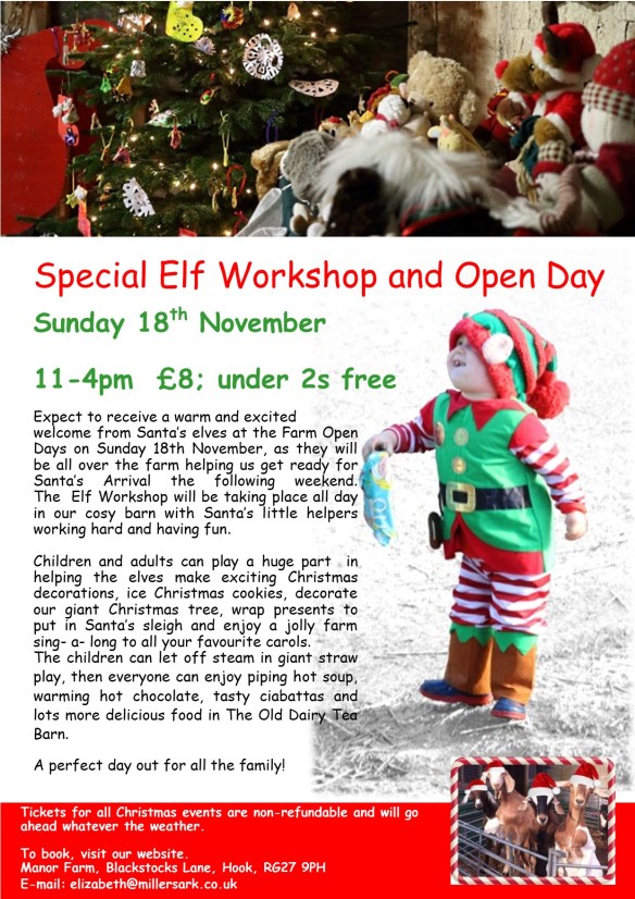 2018 Special Elf Workshop and Open Day